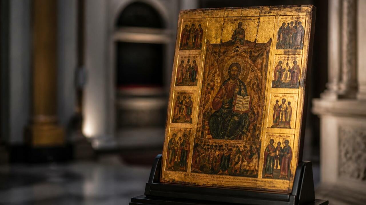 Икону "Страшный суд" покажут в Кремле после 10 лет реставрации Музеи Московского Кремля объявили о выставке ик...