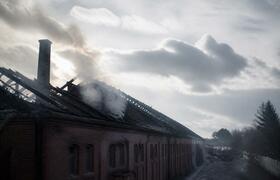 В Москве при тушении пожара рухнула крыша здания